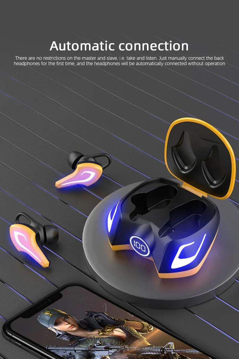 K8 TWS True Wireless Earphones | Low Latency Mini Stereo Headphones for Sport & Gaming