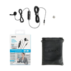 BOYA M1 Lavalier Collar Microphone | Clip-On Mic for Mobile, Camera & PC