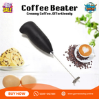 Coffee Beater & Milk Frother – Mini Handheld Egg Whisk, Drink Mixer & Foamer for Kitchen Use – Random Colour