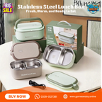 Stainless Steel Lunch Box – Durable, Leak-Proof Food-Grade Container for Office, School & Travel