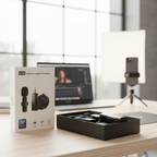 K35 High-Quality Wireless Dual Microphone for Mobile Phone & Camera